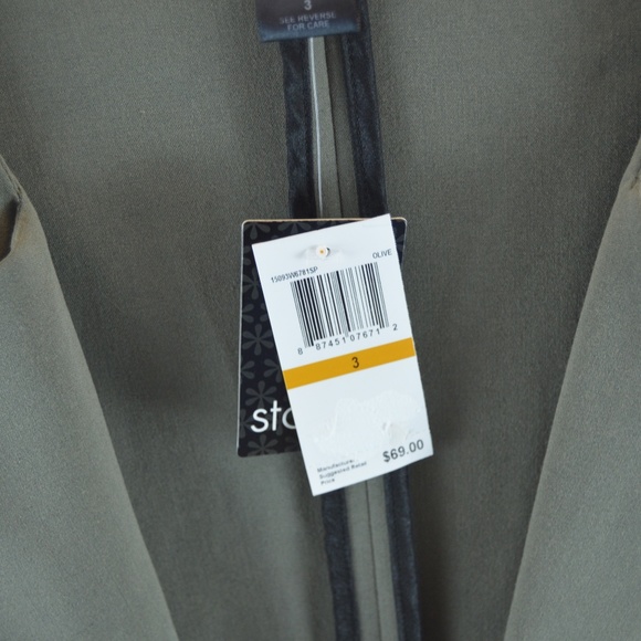 Stoosh Military Inspired Army Green Blazer - Picture 8 of 8